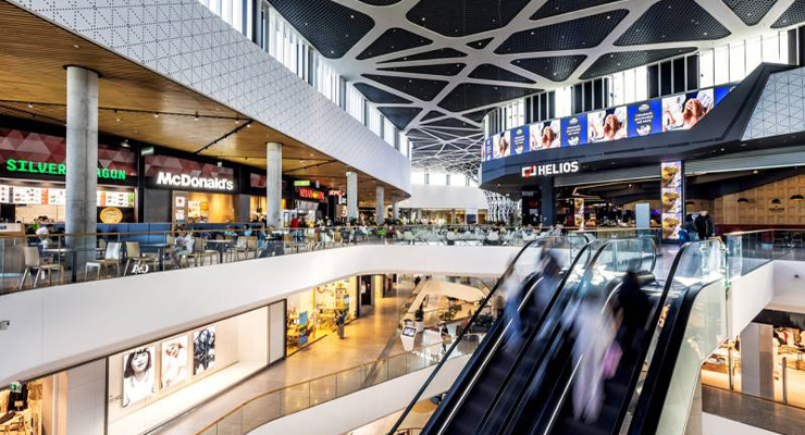 Libero shopping center in Katowice, Poland /// Credit: Echo Investment