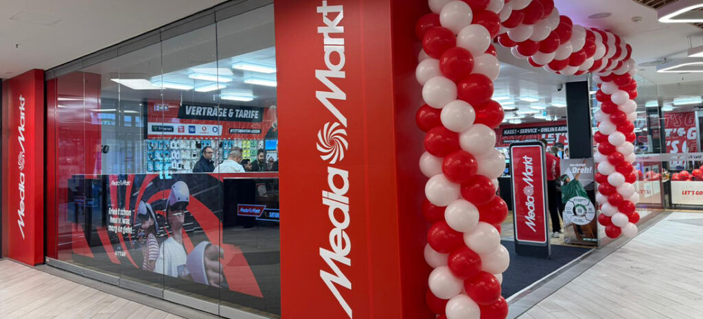 New MediaMarkt Xpress store in QUARREE Wandsbek /// Credit: Sierra Germany