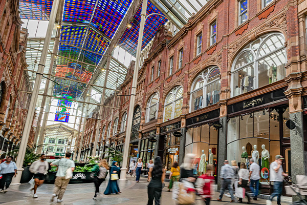 Victoria Quarter in Leeds, England /// © Bevan Cockerill