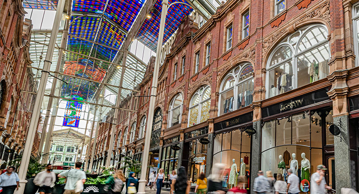 Victoria Quarter in Leeds, England /// © Bevan Cockerill