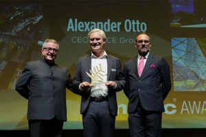 Alexander Otto wins award at MAPIC 2025 /// Credit: ECE