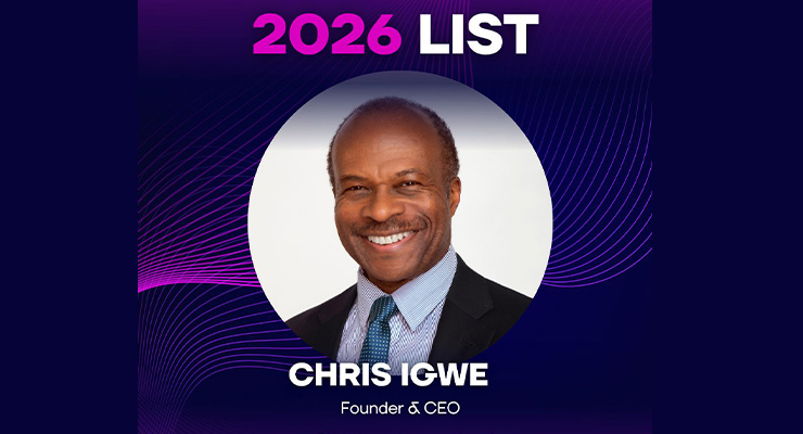 Chris Igwe recognized by NRF & RETHINK Retail /// Credit: Chris Igwe