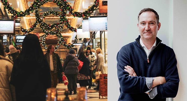 Left:Great Western Arcade, Birmingham, UK /// Credit: Photo by Arjan Billan on Unsplash Right: David Fuller-Watts /// Credit: Kinexio