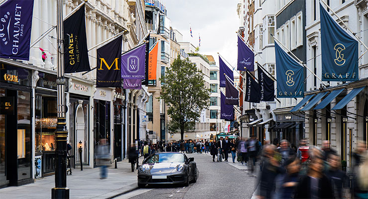 New Bond Street, London - the world's most expensive shopping destination | © Cushman & Wakefield