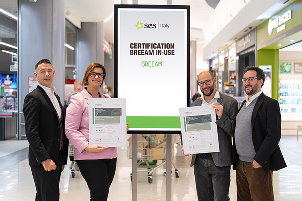 BREEAM In-Use certification for the two Italian SES malls IPERCITY and LE BRENTELLE in Padua /// © SES Italy