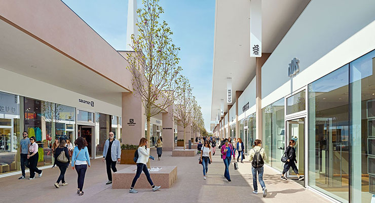 Torino Outlet, one of the most improved centers of the year. | © Rocchia Real Estate Development & Project Management