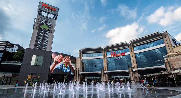 Westfield Arkadia in Warsaw, Poland /// © Unibail-Rodamco-Westfield
