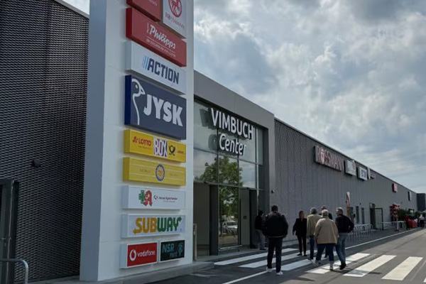 Facade of Vimbuch Center Bühl /// Credit: Redevco