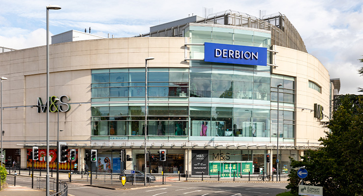 Derbion, a major retail and leisure destination in Derby, UK /// Credit: Derbion