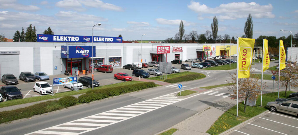 Entrance of Arkáda Prostějov, Czech Republic /// © Blue Assets