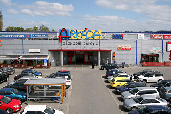 Entrance of Arkáda Prostějov, Czech Republic /// © Blue Assets